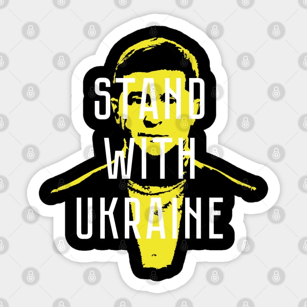 Stand with Ukraine Support Ukraine Sticker by Ukraine Prints